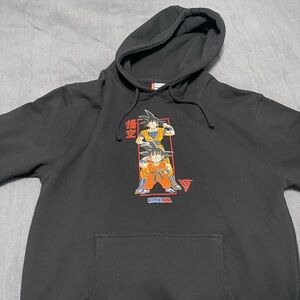 Black Graphic DBZ Goku hoodie from Hypland